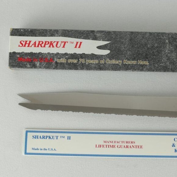 Quikut Sharpkut II Carve & Serve Serrated Knife NWT - Picture 2 of 4